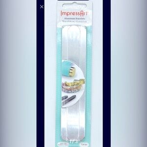New ImpressArt Aluminum Bracelet Blanks 7 pcs